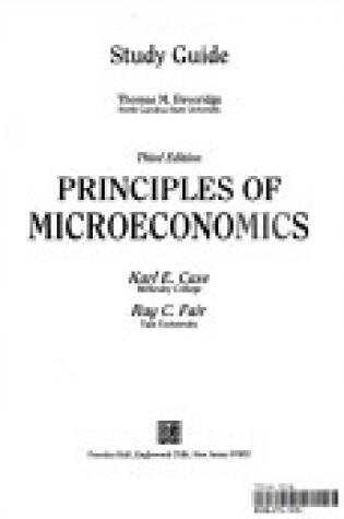 Cover of The Principles of Microeconomics