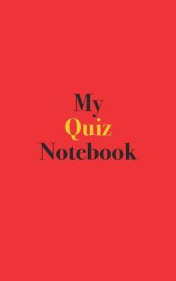 Book cover for My Quiz Notebook