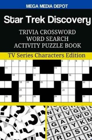 Cover of Star Trek Discovery Trivia Crossword Word Search Activity Puzzle Book