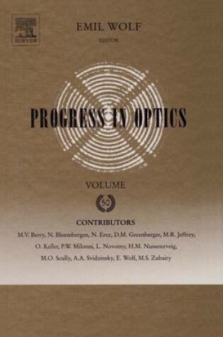 Cover of Progress in Optics