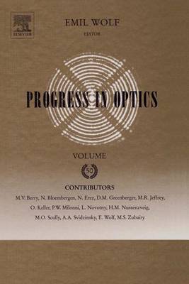 Book cover for Progress in Optics
