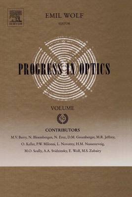 Cover of Progress in Optics