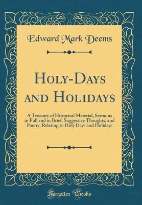 Book cover for Holy-Days and Holidays