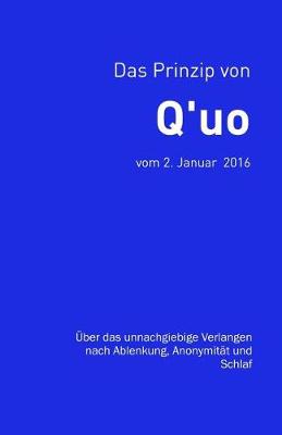 Book cover for Das Prinzip von Q'uo (2. Januar 2016)