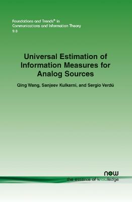 Cover of Universal Estimation of Information Measures for Analog Sources