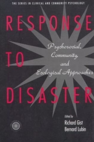 Cover of Response to Disaster