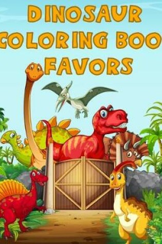 Cover of Dinosaur Coloring Book Favors