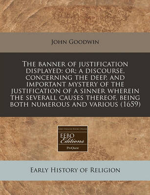 Book cover for The Banner of Justification Displayed