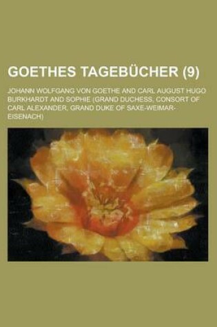 Cover of Goethes Tagebucher (9 )