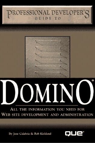 Cover of Professional Developer's Guide to Domino