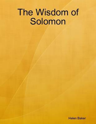 Cover of The Wisdom of Solomon