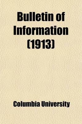 Book cover for Bulletin of Information