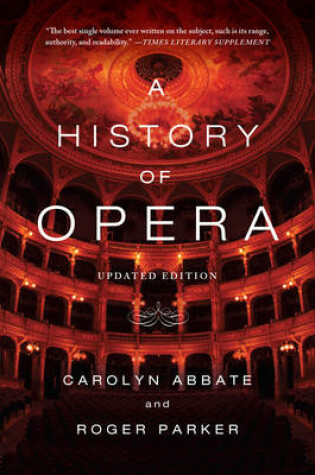 Cover of A History of Opera