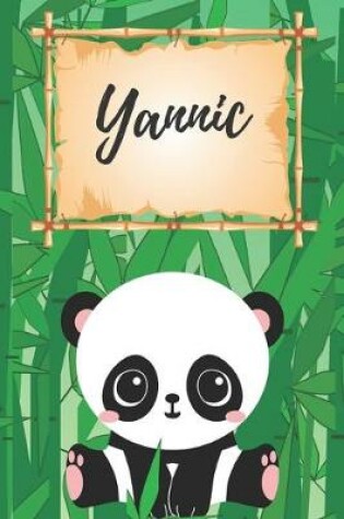 Cover of personalisiertes Notizbuch Panda / Malbuch / Kritzelbuch / Tagebuch / Journal / Notizheft / DIN A5 / Geschenke Yannic