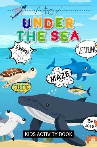 Cover of A to Z Under the Sea Kids Activity Book