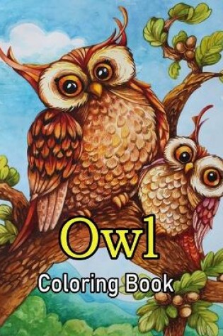 Cover of Owl Coloring Book