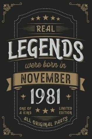 Cover of Real Legends were born in November 1981