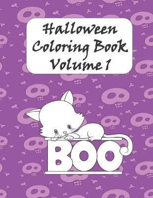Book cover for Halloween Coloring Book Volume 1