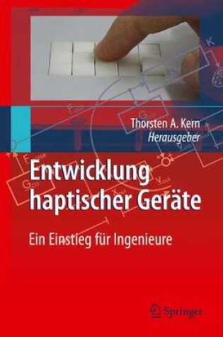 Cover of Entwicklung Haptischer Gera TE