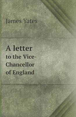 Book cover for A Letter to the Vice-Chancellor of England