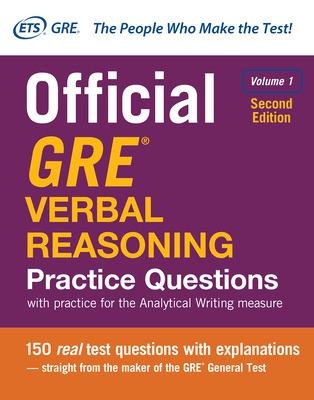 Book cover for Official GRE Verbal Reasoning Practice Questions, Second Edition, Volume 1