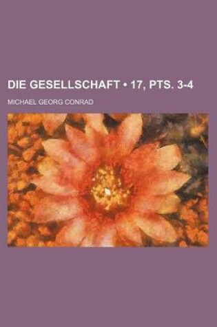 Cover of Die Gesellschaft (17, Pts. 3-4)