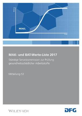 Cover of MAK– und BAT–Werte–Liste 2017