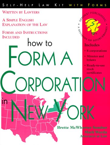 Book cover for How to Form a Corporatiobn in