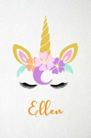 Cover of Ellen A5 Lined Notebook 110 Pages