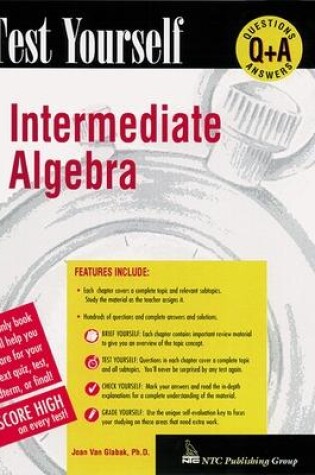 Cover of Test Yourself: Intermediate Algebra