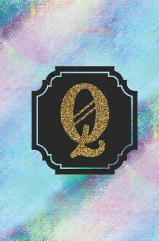 Cover of Letter Q Monogram Notebook
