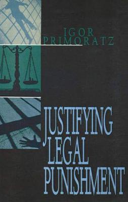 Book cover for Justifying Legal Punishment