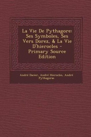 Cover of La Vie de Pythagore