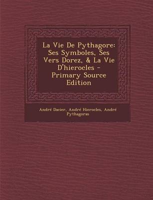 Book cover for La Vie de Pythagore