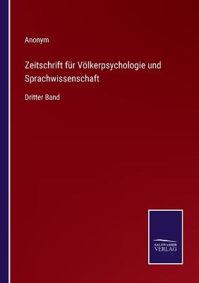 Book cover for Zeitschrift für Völkerpsychologie und Sprachwissenschaft