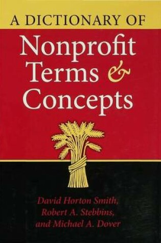 Cover of A Dictionary of Nonprofit Terms and Concepts