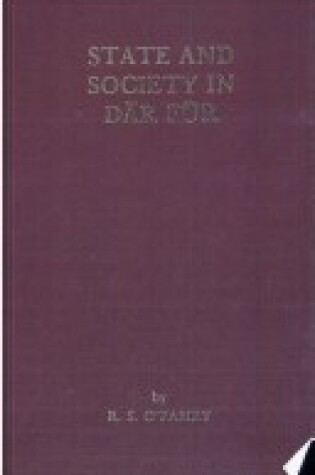 Cover of State and Society in Dar Fur