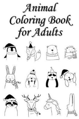 Cover of Animal Coloring Book for Adults