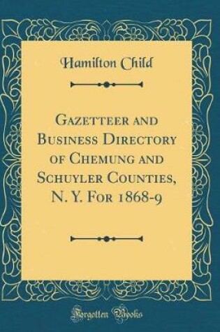 Cover of Gazetteer and Business Directory of Chemung and Schuyler Counties, N. Y. for 1868-9 (Classic Reprint)