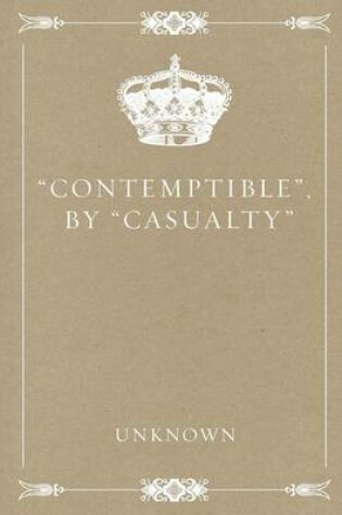 Cover of Contemptible, by Casualty