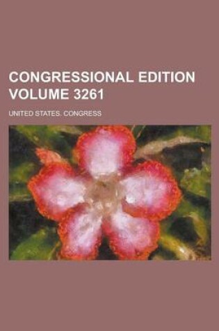 Cover of Congressional Edition Volume 3261