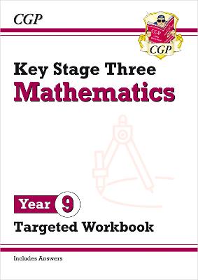 Book cover for KS3 Maths Year 9 Targeted Workbook (with answers)