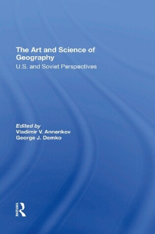 Cover of The Art And Science Of Geography