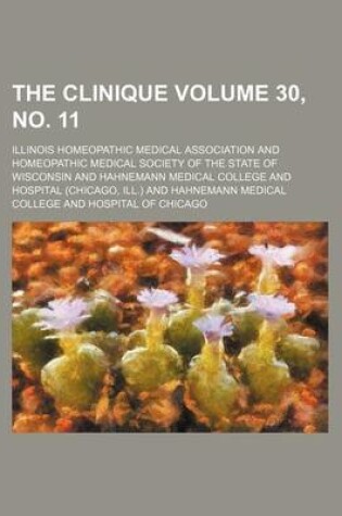 Cover of The Clinique Volume 30, No. 11