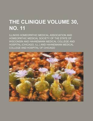 Book cover for The Clinique Volume 30, No. 11