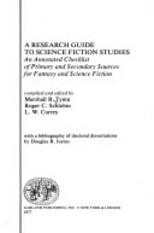 Cover of Research Guide to Science Fiction Studies