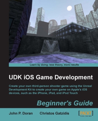 Book cover for UDK iOS Game Development Beginner's Guide