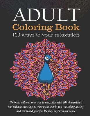 Book cover for Adult Coloring Book