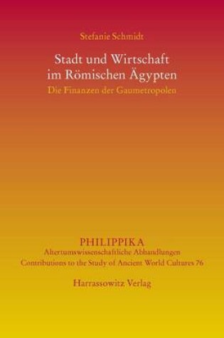 Cover of Stadt Und Wirtschaft Im Romischen Agypten