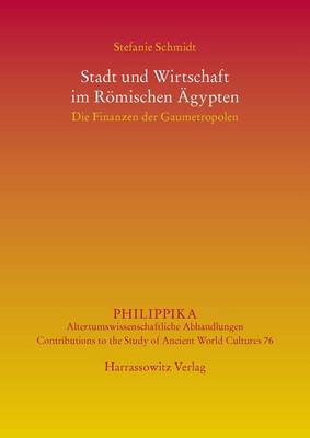 Cover of Stadt Und Wirtschaft Im Romischen Agypten